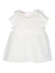 Платье с оборками Miss Blumarine, белый