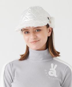 Стеганая шапка с ушами