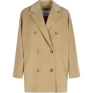 Дабл-брастед пальто Icon MaxMara, бежевое