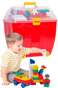 Большие строительные кирпичи Hemar K3, в красной коробке.