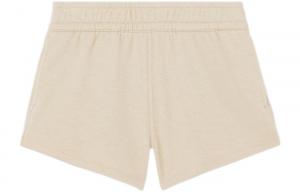 Шорты женские Burberry Embroidered Logo, серо-коричневый