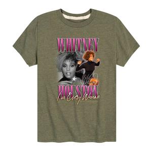 Футболка Whitney Houston Every Woman для мальчиков 8–20 лет Licensed Character