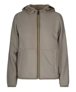 Двусторонняя велюровая куртка Lily Polar K-Way, бежевый