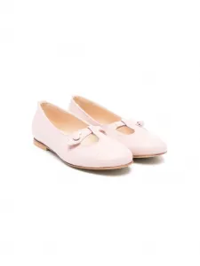 Кожаные балетки Andrea Montelpare, розовый