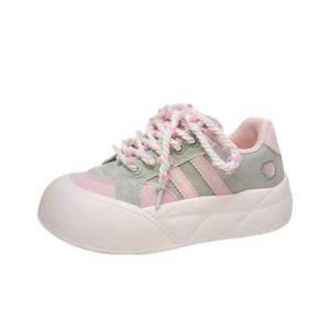 BINGO DUCK Скользоустойчивые и дышащие женские лоу-топы для скейтбординга розовые, цвет Pink