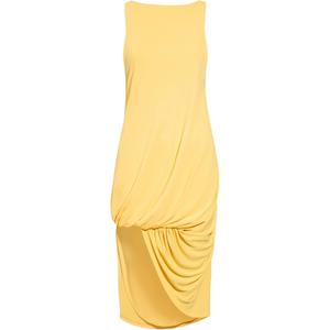 Бесплатное платье миди с асимметричным подолом Jacquemus, желтый