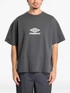 Футболка с логотипом Umbro, серый