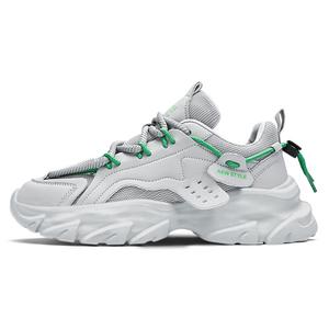 Износостойкие, дышащие, легкие, увеличивающие рост низкие кроссовки на массивной подошве для мужчин Colorful Creations, Gray