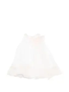Платье с оборками и бантом La Stupenderia, белый