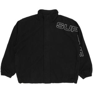 Спортивная куртка Supreme Spellout Embroidered Ripstop Track Jacket, Black
