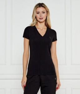 Футболка женская Armani Exchange с V-образным вырезом, черный
