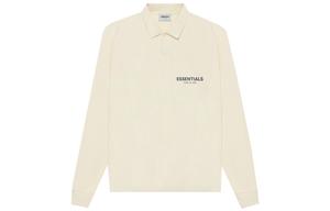 SS21 Рубашка поло унисекс кремового цвета Fear Of God Essentials, кремовый