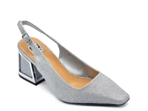 Ninety Union Boca Pump, серебристый металлик