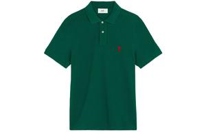 Футболка поло мужская тёмно-зелёная AMIPARIS