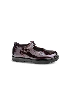 Детские туфельки Merceditas из кожи с липучкой для школьной формы Pablosky, фиолетовый