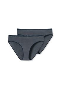 Трусики Тай, 2 шт SCHIESSER, цвет Nachtblau