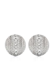 Серьги-клипсы Sublima Swarovski, серебряный