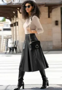 Плиссированная юбка Lascana, Schwarz