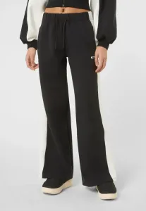 Спортивные брюки lecore с широкими контрастными вставками Fila, Black Egret