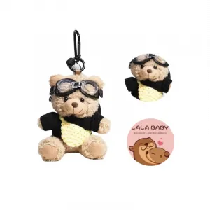 Рюкзак Pilot Blush Bear с подвеской и кукла для ключей LALABABY