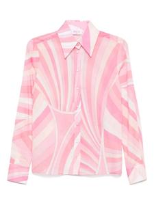 PUCCI рубашка на пуговицах, розовый
