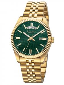 Regent Мужские часы, золотисто-темно-зеленые