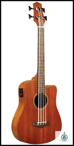 Gold Tone Micro Bass 23 23" шкала, полностью из красного дерева, акустико-электрический MicroBass с мягким чехлом