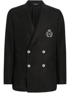 Пиджак с монограммой Dolce & Gabbana, черный