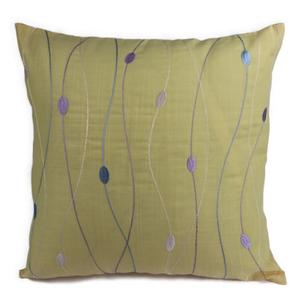 Чехол на подушку декоративная подушка, чехол под лен, 50 х 50 см, светло-желтый HOSSNER