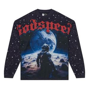 Футболка Godspeed No Looking Back Long Sleeve T-Shirt, Navy