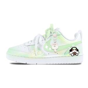 Детские скейтерские кроссовки Court Borough для младших школьников Nike, зеленый