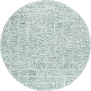 Ковер SAFAVIEH, 183 x 183 см, Genre Collection, Green & Ivory, ручной работы из шерсти, идеально для гостиной, спальни, столовой (GRE451Y)