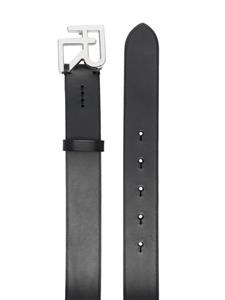 Ремень с пряжкой-логотипом Ralph Lauren Purple Label, черный