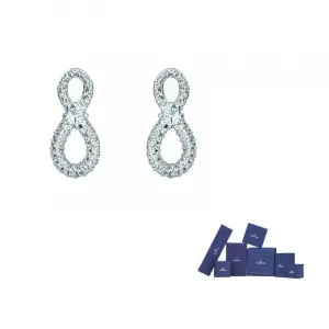 Серьги Infinity для женщин Swarovski