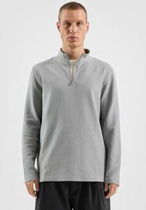 Топ QS Long sleeved top, Schiefergrau/Grey