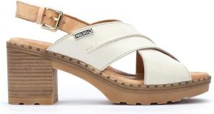 Кожаные сандалии на каблуке PIKOLINOS Canarias для женщин, Nata