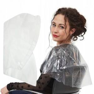Накидки из фольги парикмахерские для макияжа Парикмахерская бесцветные короткие 50 шт Prima Beauty