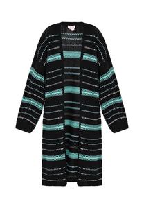 Вязаный кардиган IZIA, черный