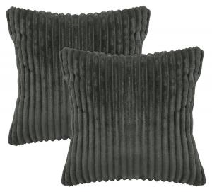 Наволочка Zollner 00000602 2er-Set, антрацит