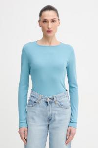 Хлопковый лонгслив United Colors of Benetton, синий