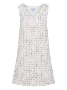 Шелковое мини-платье Giambattista Valli, нейтральный