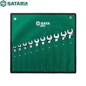 SATA 08022 Набор из 10 полностью полированных ключей двойного назначения