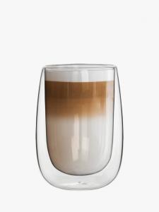 Набор кофейных стаканов Verona с двойными стенками, 2 шт, 450 мл, прозрачные Bialetti, ear
