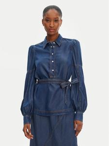 Джинсовая рубашка regular fit Pikine 252101525207 Munthe, синий