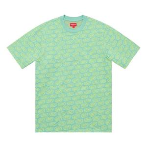 Футболка Supreme Word Bubble Jacquard Short-Sleeve Top 'Dusty Aqua'