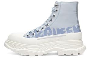 Ботинки женские Alexander Mcqueen Tread Slick Martin, светло-синий