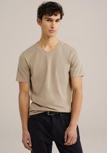 Футболка WE Fashion Basic T-shirt, Beige