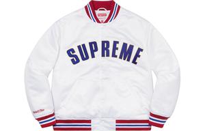 Куртка Supreme Mitchell & Ness, бирюзовый