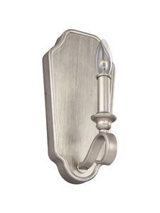 Настенный светильник (Ш)14,6 х (В)30,1 см в цвете «античное серебро»