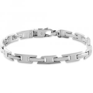 Мужской браслет из золота 14 карат (28 грамм) или платины (46 грамм) 6,5 мм 8,5 дюймов Pompeii2, 14K Yellow Gold